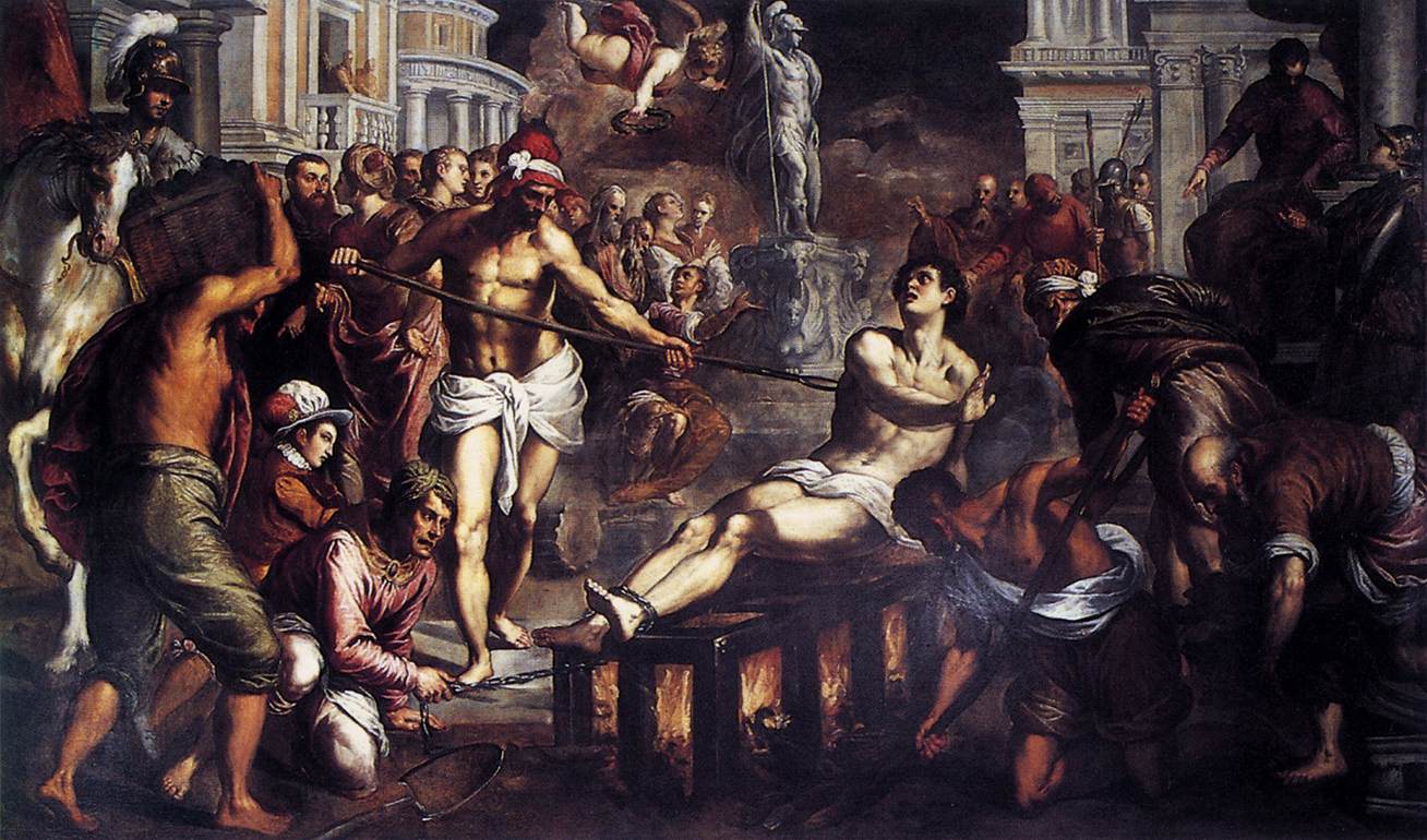 Palma_il_Giovane_-_The_Martyrdom_of_St_Lawrence_-_WGA16903
